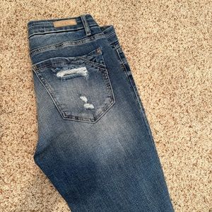 Buckle Black Skinny Jeans